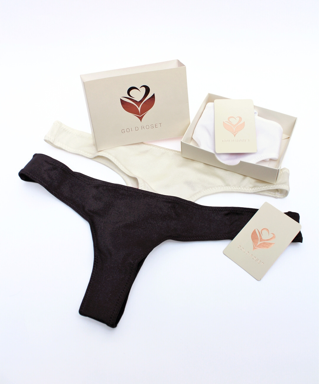 3-Pack Panty Anastasia Blanco/Marfil/Negro