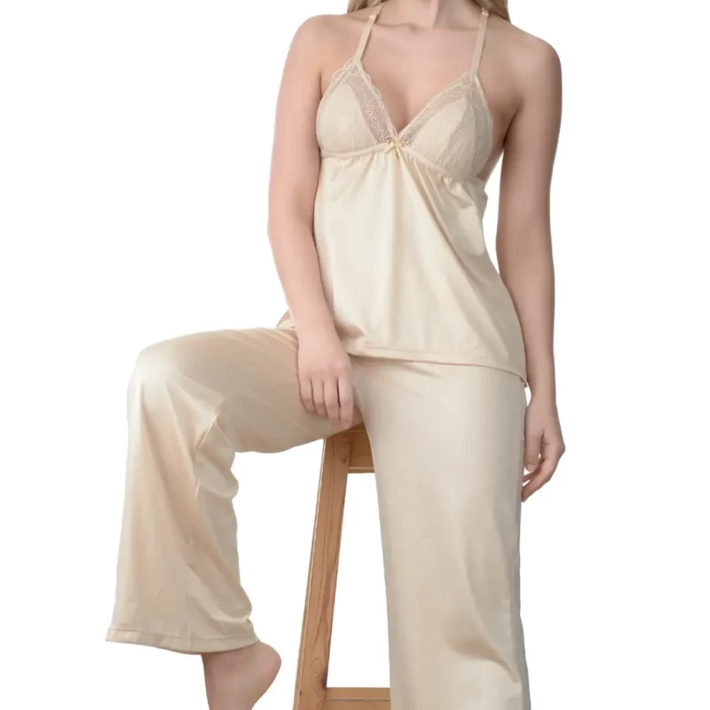 Pijama Larga Lilac Nude
