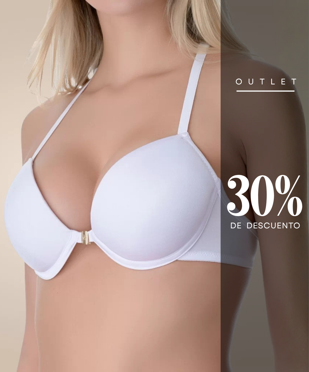 Brasier Paloma Blanco